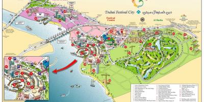 Dubai festival ramani ya mji