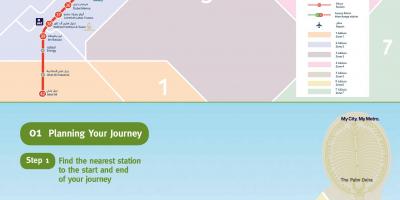 Metro ramani Dubai green line
