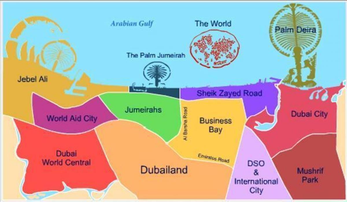 ramani ya Dubailand